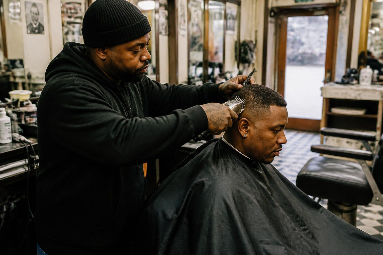 Barbershop website example — Rowan Street Barbers