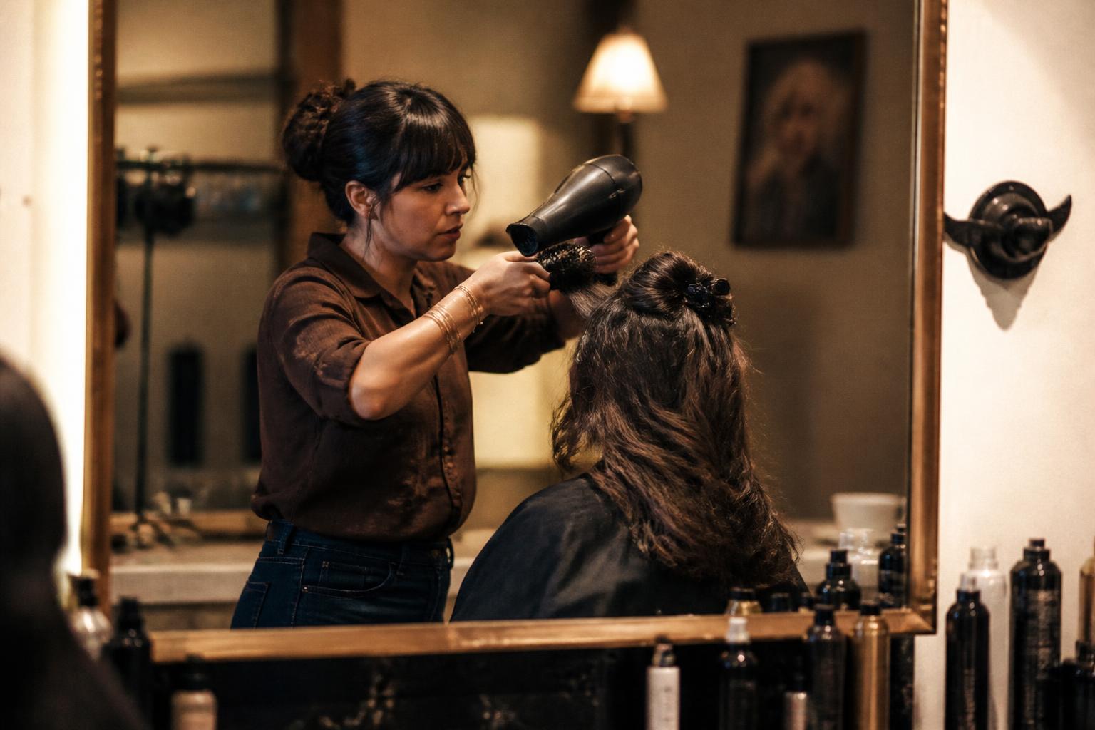 Hair Salon website example — Atelier Noir