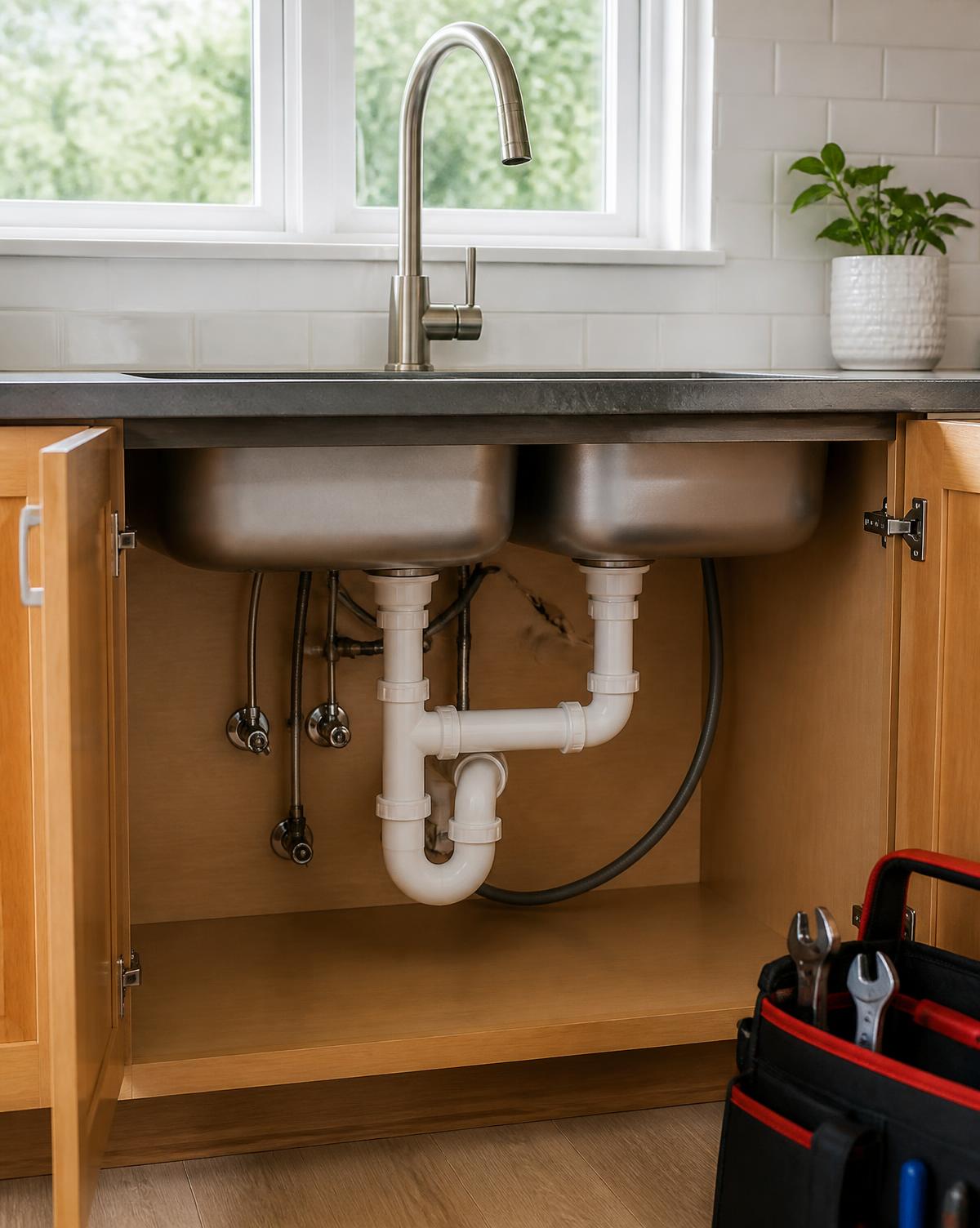 Kitchen sink and faucet